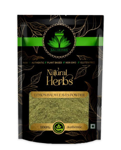 Lemon Balm Leaves Powder(Tea Cut Format) - Melissa Officinalis - Lemon Balm Tea Powder